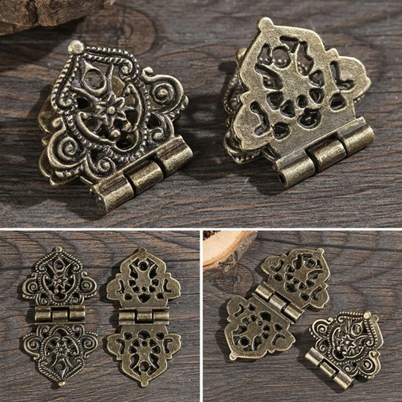 Furniture Hardware Vintage - 3 шт./компл., винтажная петля из сплава
