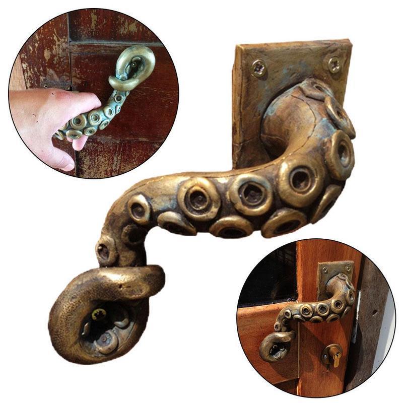 Furniture Hardware Vintage - Винтажная дверная ручка в виде осьминога