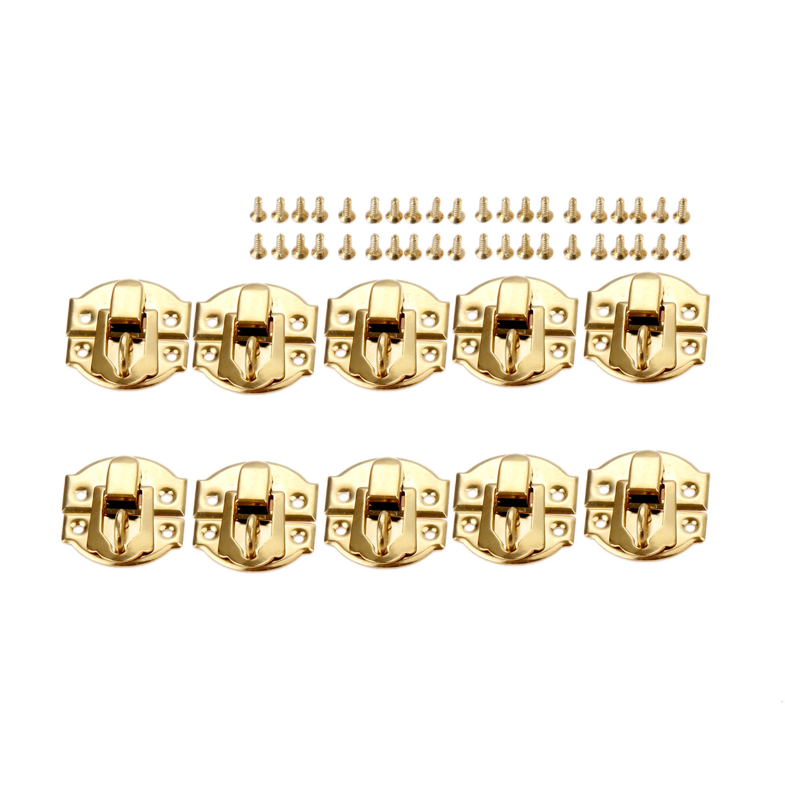 Furniture Hardware Vintage - 10 шт., застежки-защелки в золотой коробке