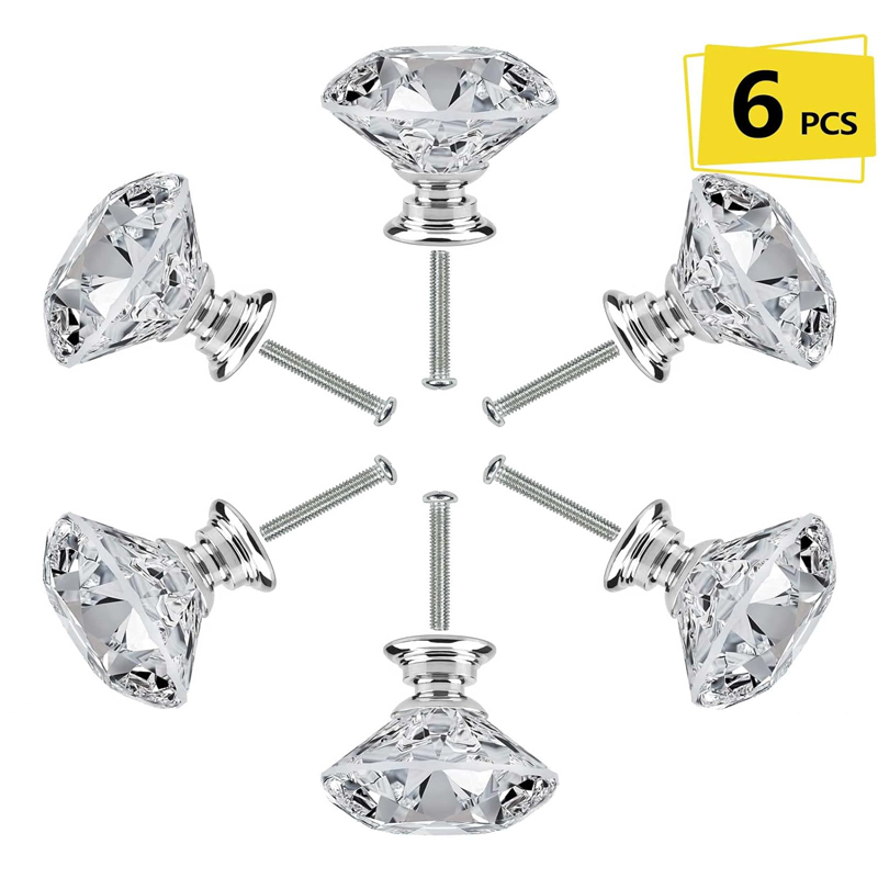 Furniture Hardware Latch - Набор из 6 круглых пластиковых ручек