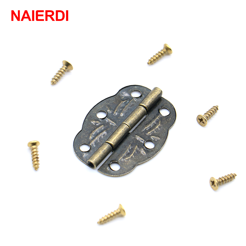 Furniture Hardware Vintage - 20 шт. NAIERDI бронзовые шарниры украшения