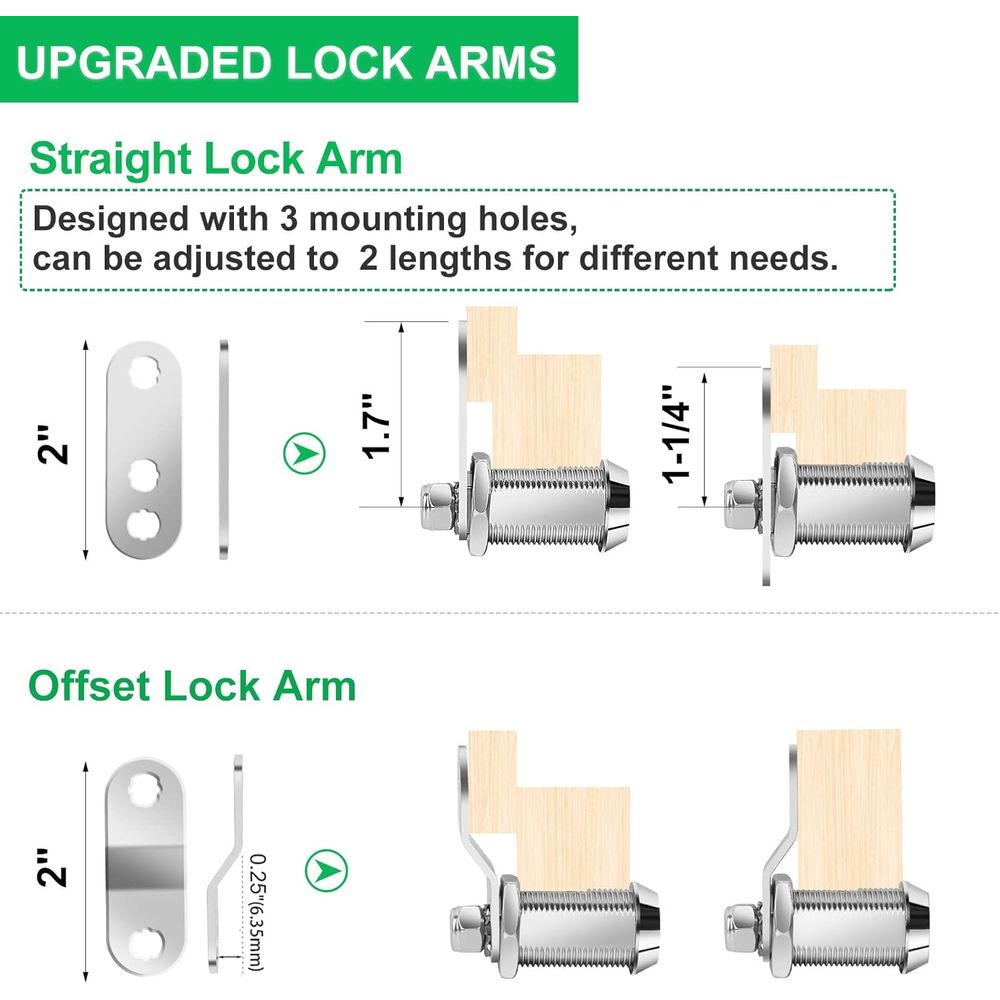 Набор из 5 замков для шкафов с – обзор и цена Cabinet Lock Key