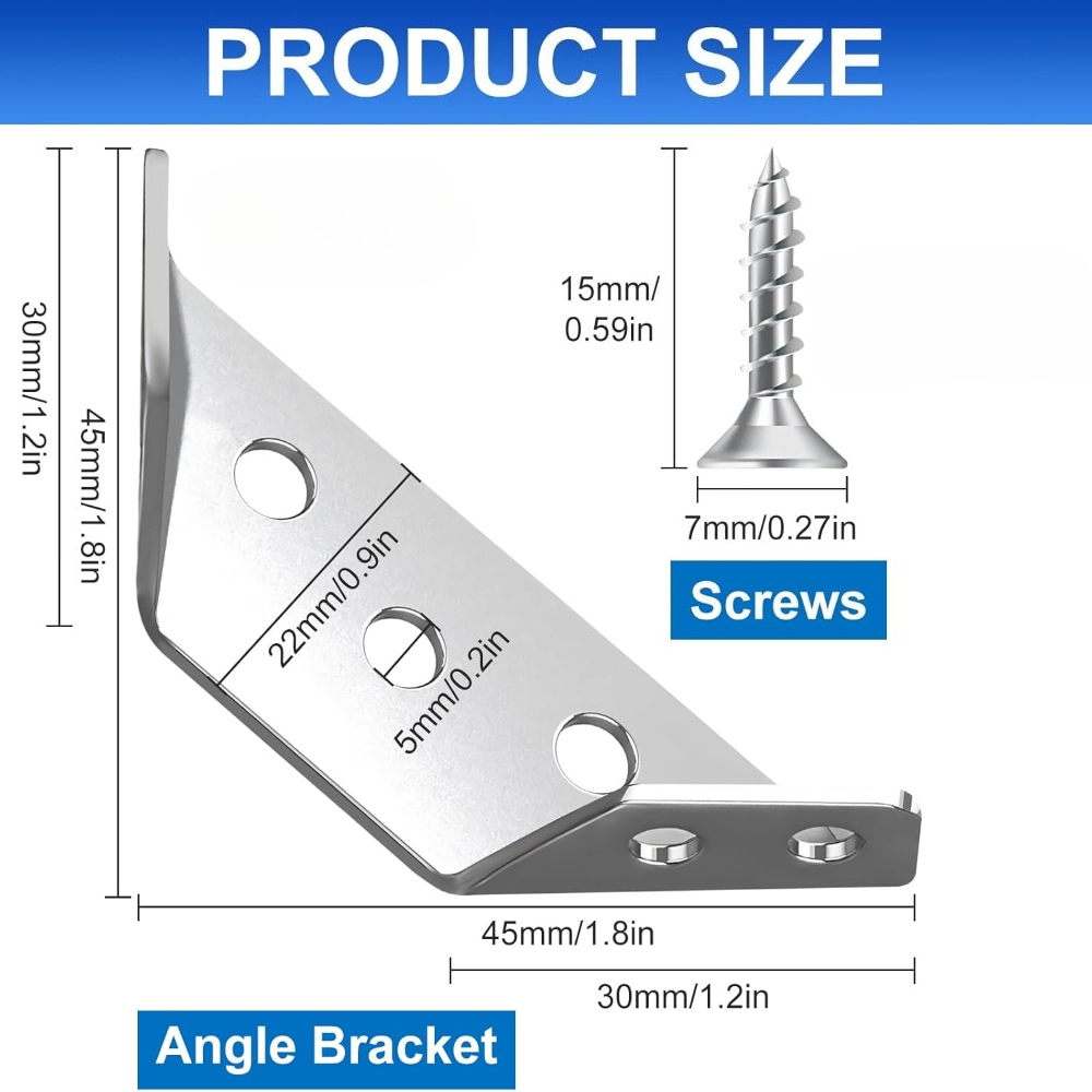 Набор из 120 угловых соедините – обзор и цена Furniture Hardware Fixing Screws