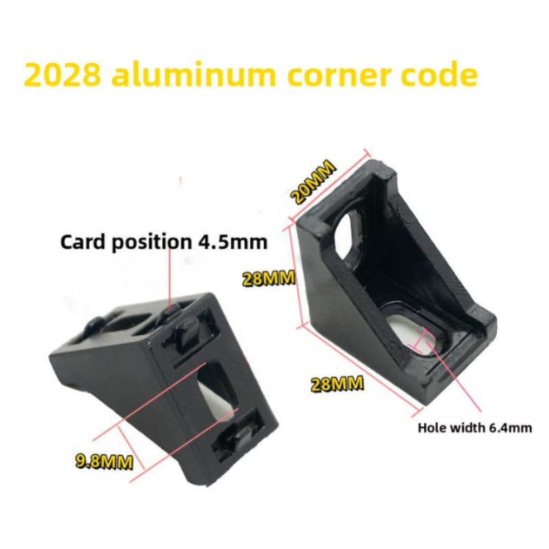 20 шт., 2028 дюйма, 2020 дюйма – обзор и цена Corner Bracket Angle