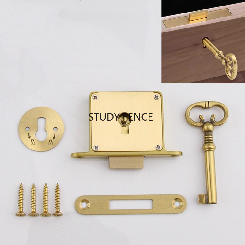 1 шт. антикварный металлически – обзор и цена Cabinet Lock Key