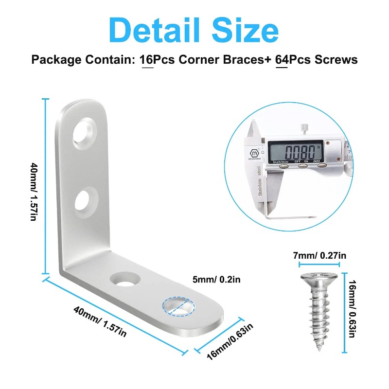 Угловой кронштейн для мебели и – обзор и цена Corner Bracket Angle