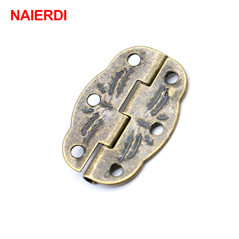 20 шт. NAIERDI бронзовые шарни – обзор и цена Furniture Hardware Vintage
